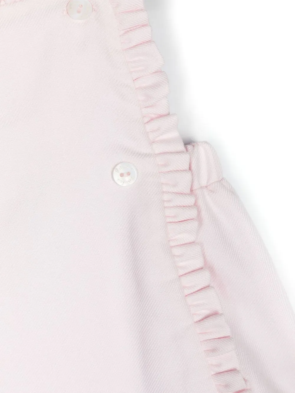 Patachou Ruffle Trim Romper In Pink