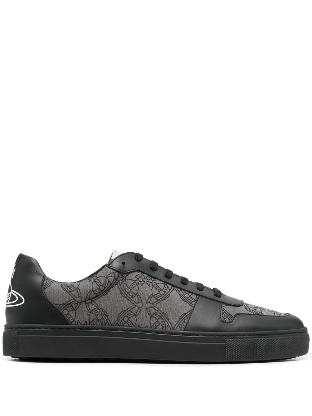 

Vivienne Westwood tenis bajos con logo estampado - Negro