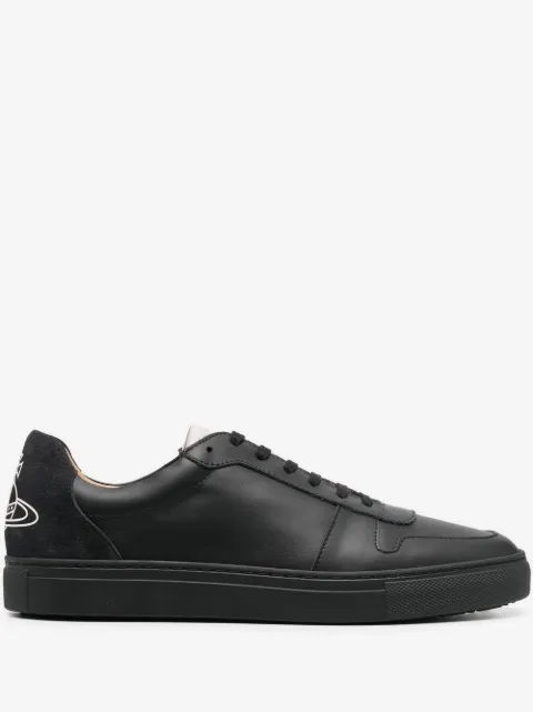 Vivienne Westwood logo-print calf leather sneakers