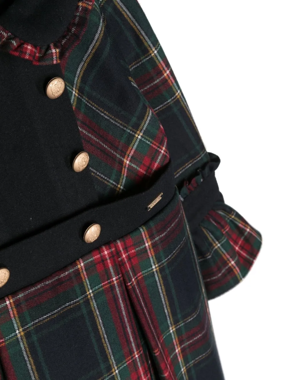 Tartan-Print Flannel Dress