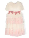 Patachou lace haute couture dress - Pink