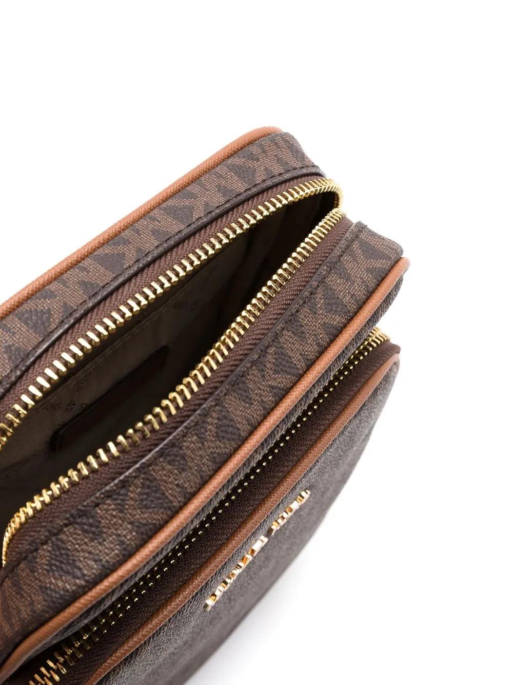 Michael Kors Crossbodytas met monogrampatroon Bruin