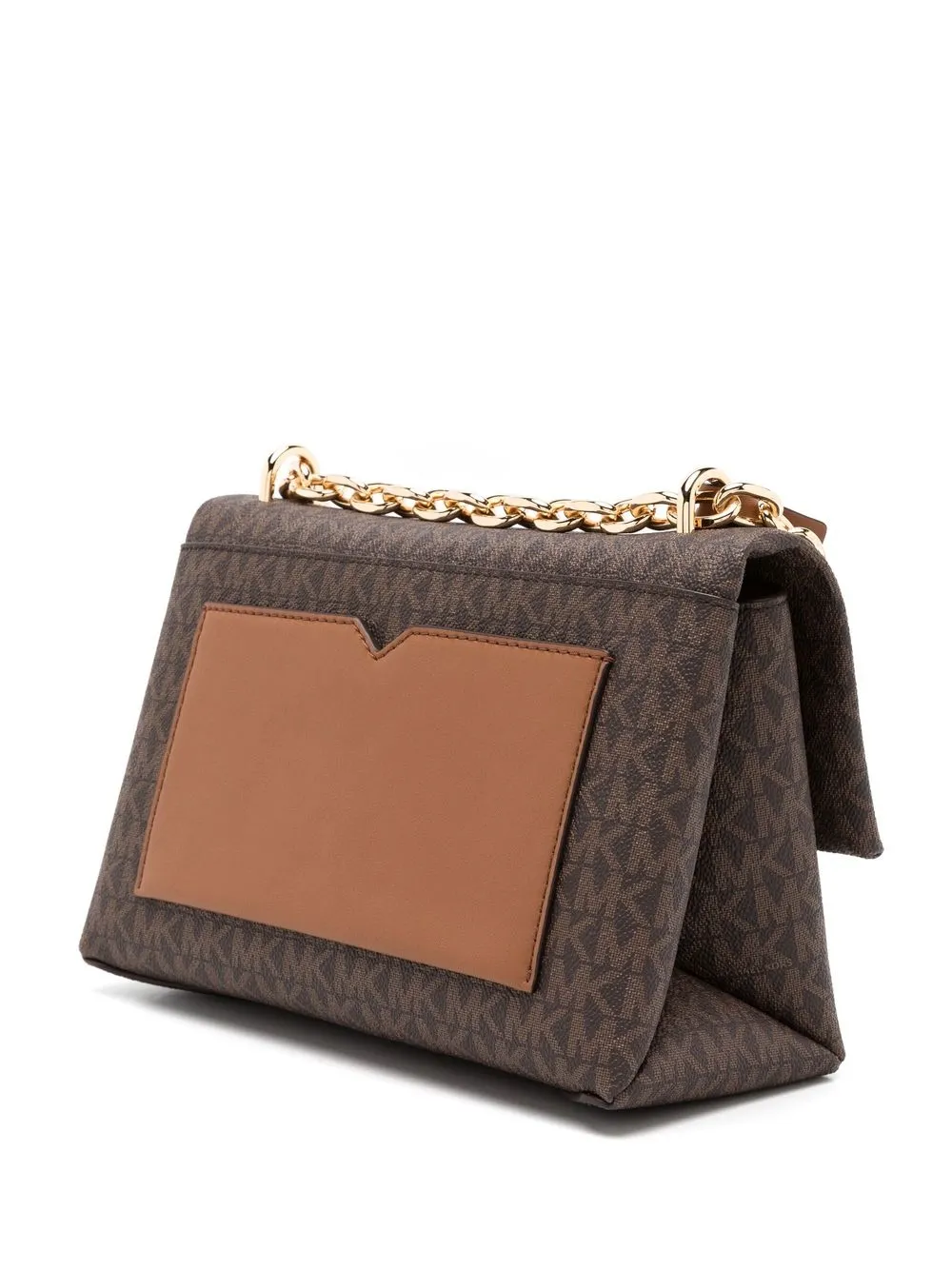  Michael Michael Kors Schultertasche Mit Monogrammmuster   Braun 