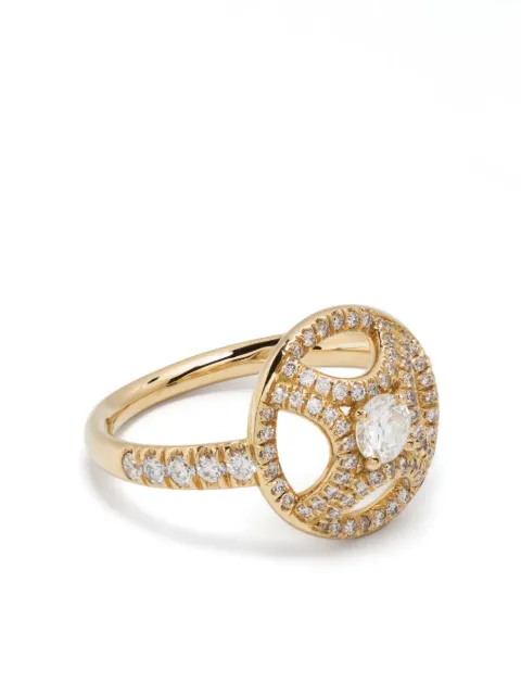 Loyal.e Paris 18kt yellow gold Perpétuel.le diamond ring