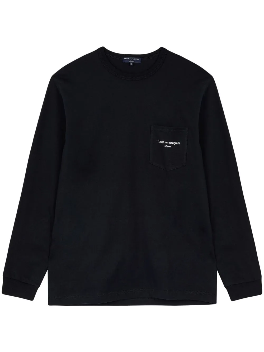 

Comme Des Garçons Homme playera con logo estampado y cuello redondo - Negro