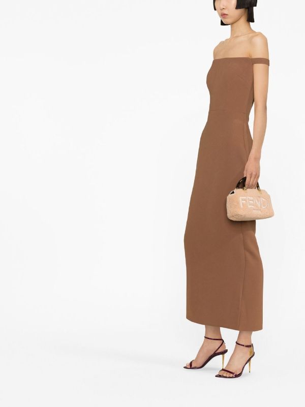 Fendi off outlet shoulder dress