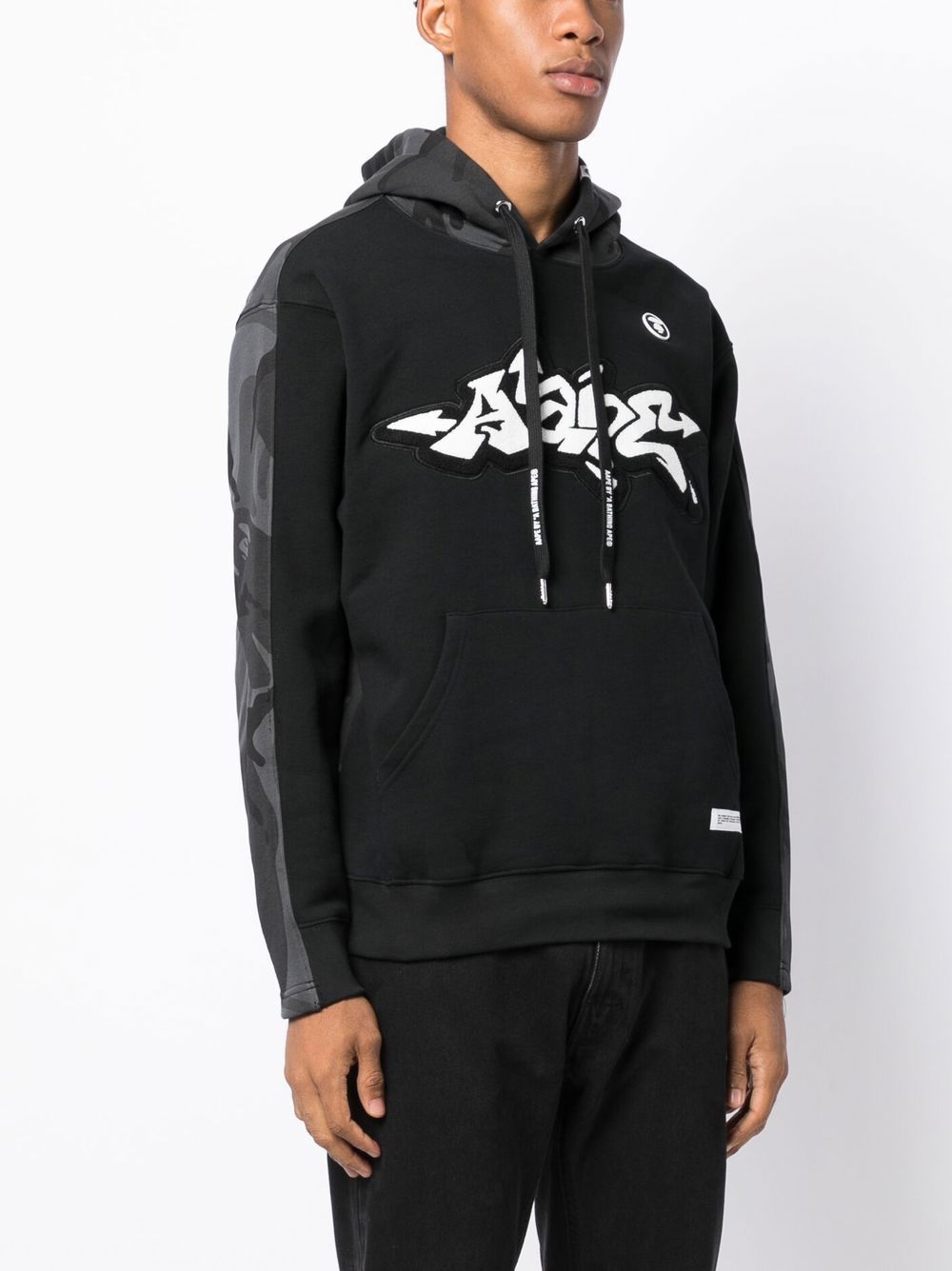 AAPE BY *A BATHING APE two-tone camouflage hoodie Men