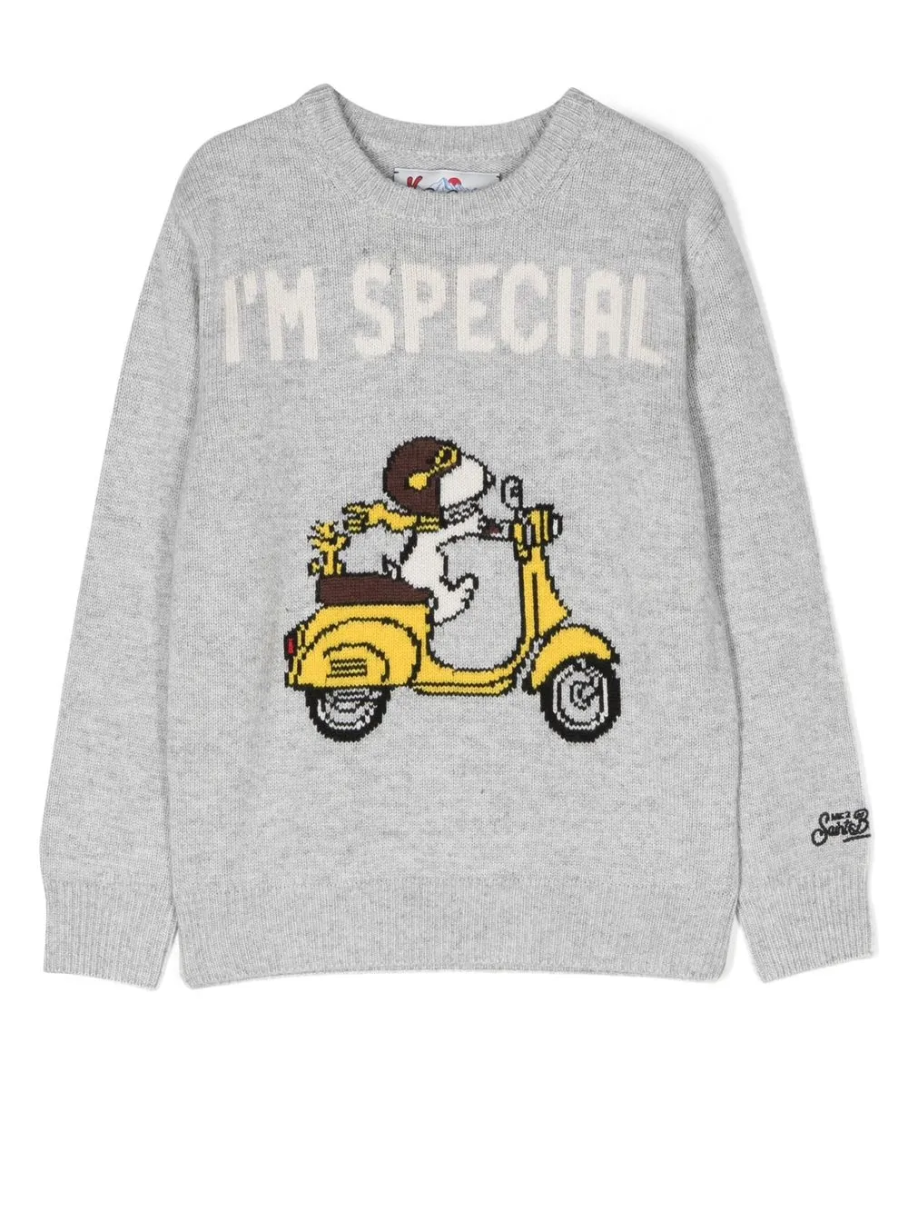

MC2 Saint Barth Kids suéter tejido Snoopy Special - Gris