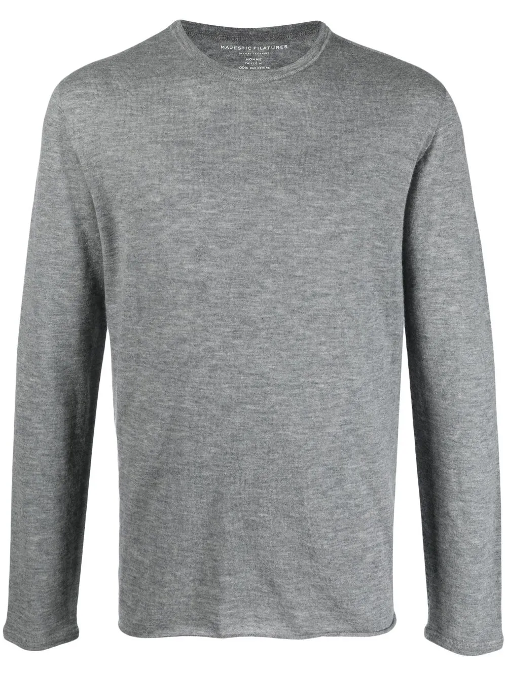 

Majestic Filatures round neck cashmere jumper - Grey