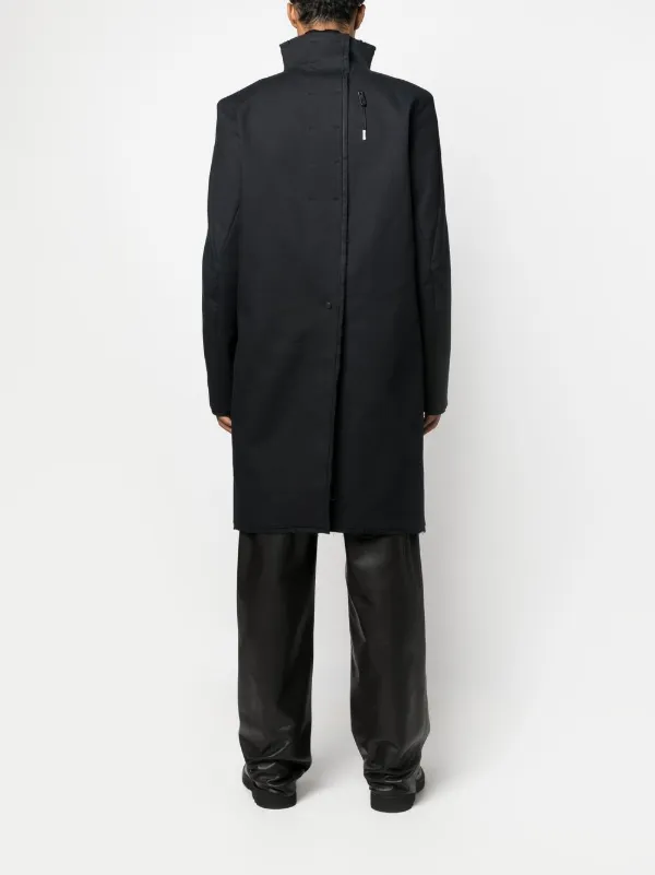 Boris Bidjan Saberi raw-cut Finish Coat | Black | FARFETCH