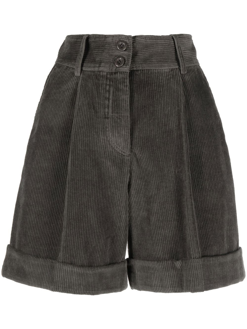 SEE BY CHLOÉ HIGH-WAISTED CORDUROY SHORTS