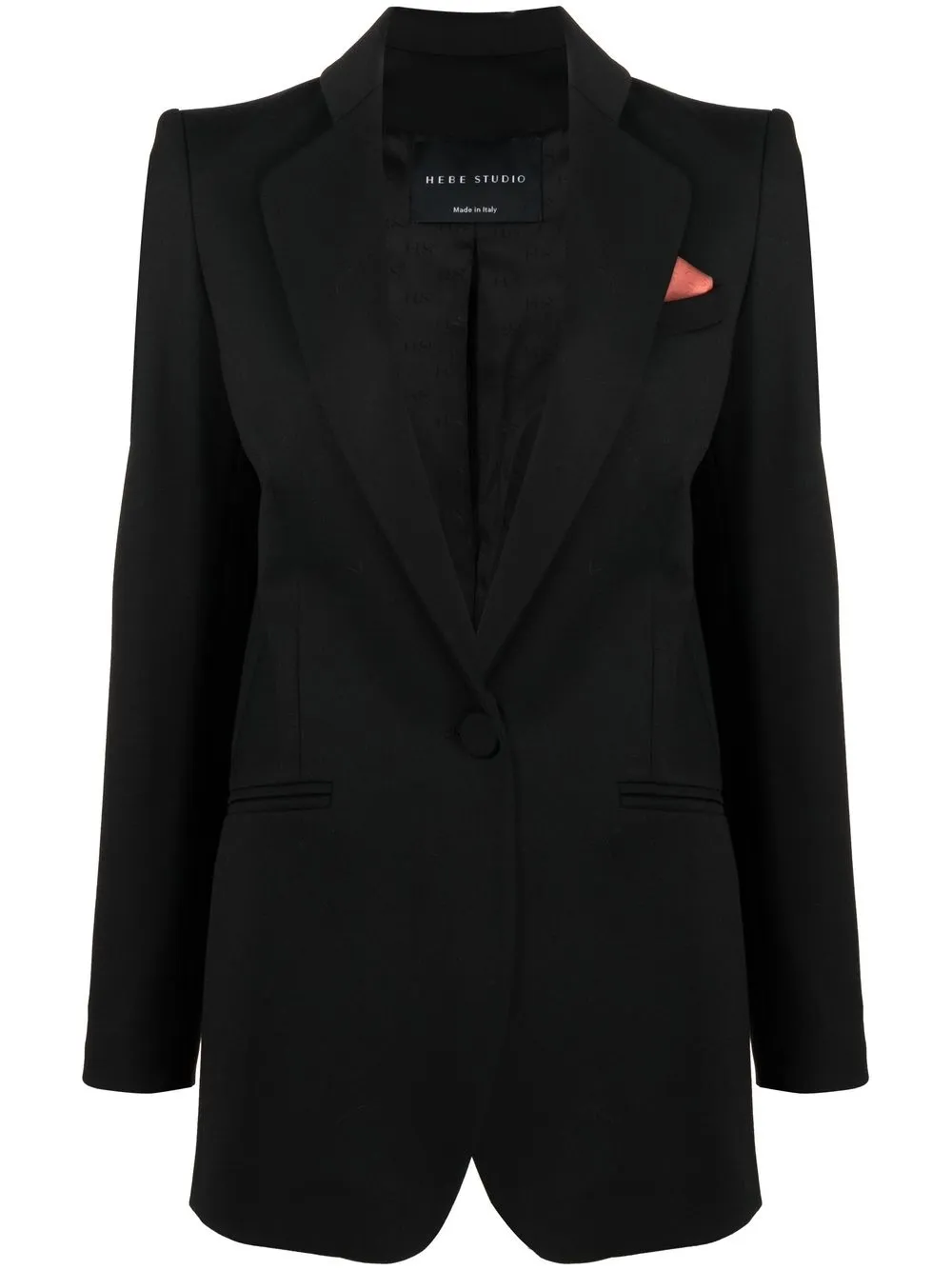 

Hebe Studio single-breasted button jacket - Black