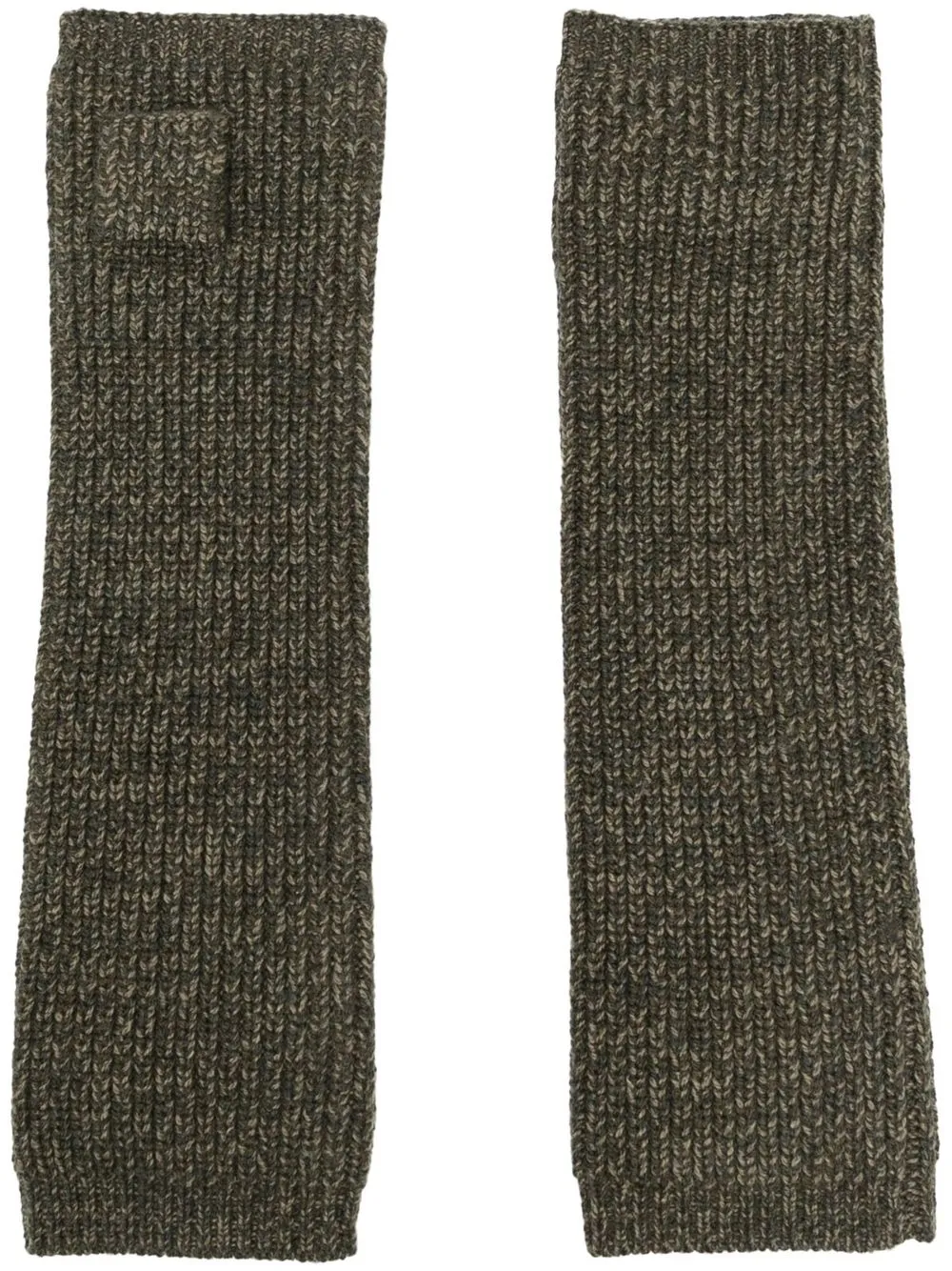 

Isabel Marant fingerless merino-wool gloves - Green