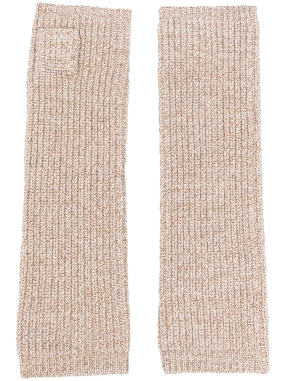 

Isabel Marant fingerless merino-wool gloves - Neutrals