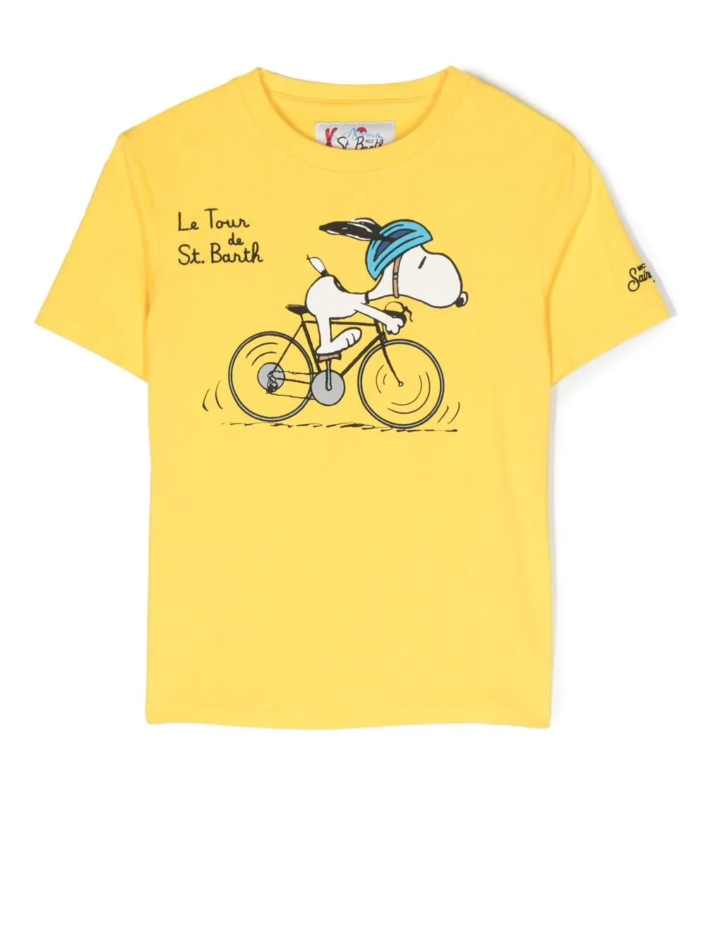 

MC2 Saint Barth Kids playera Le Tour Snoopy - Amarillo