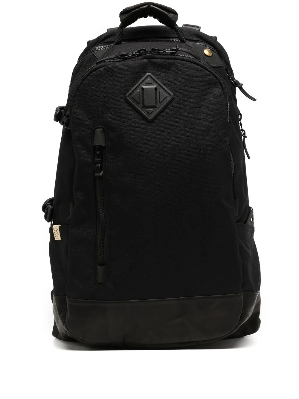 

visvim logo-patch zipped backpack - Black