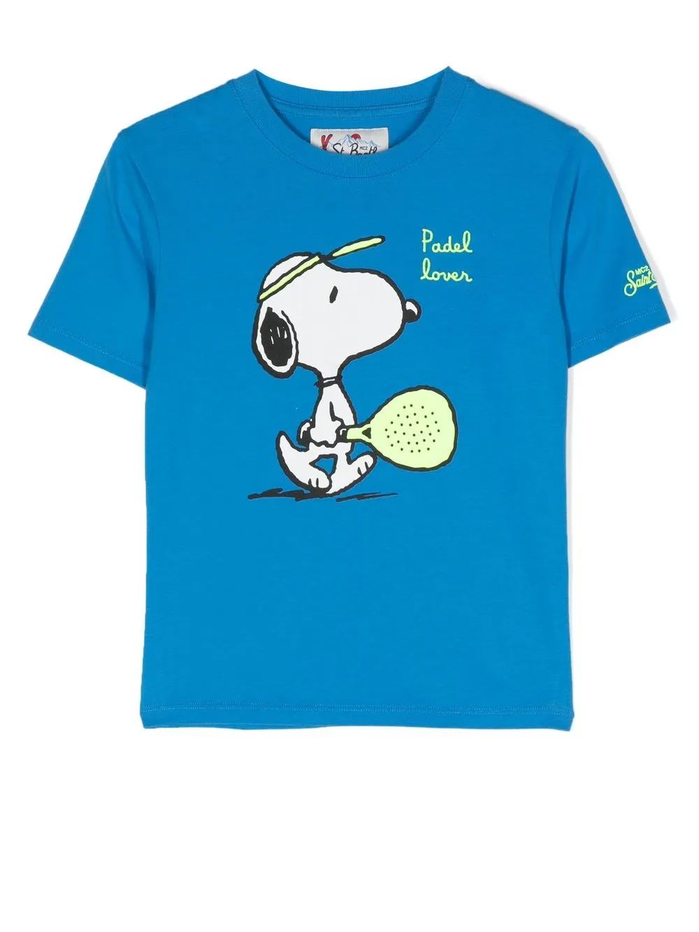 

MC2 Saint Barth Kids Padel Lover detail T-shirt - Blue