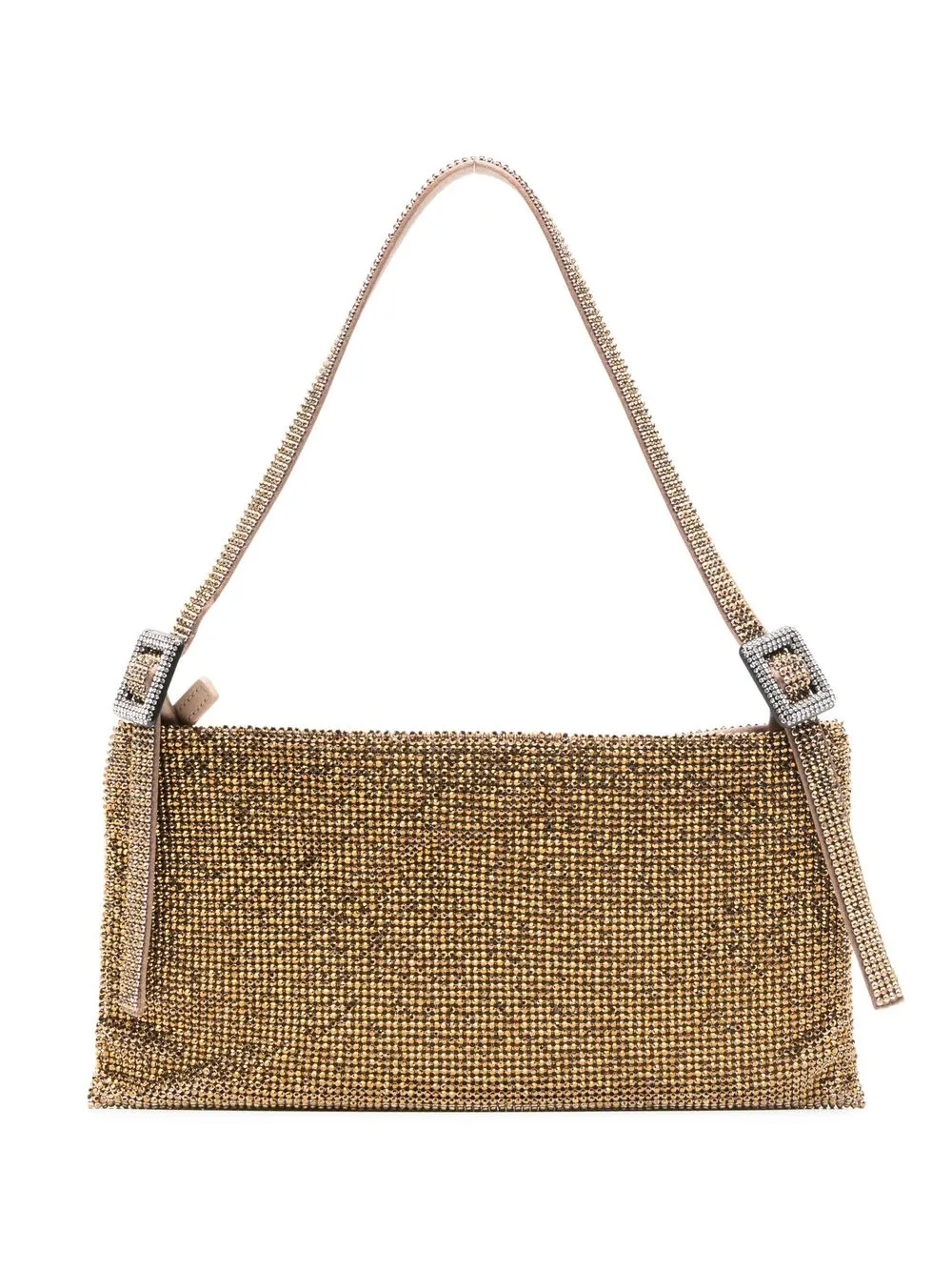 

Benedetta Bruzziches crystal-embellished clutch bag - Gold