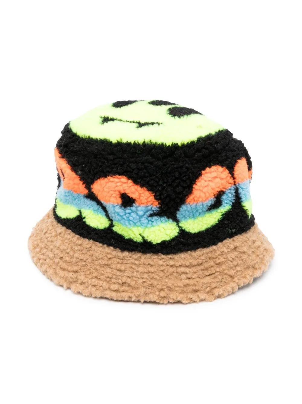 

Barrow kids logo-print fleece bucket hat - Black