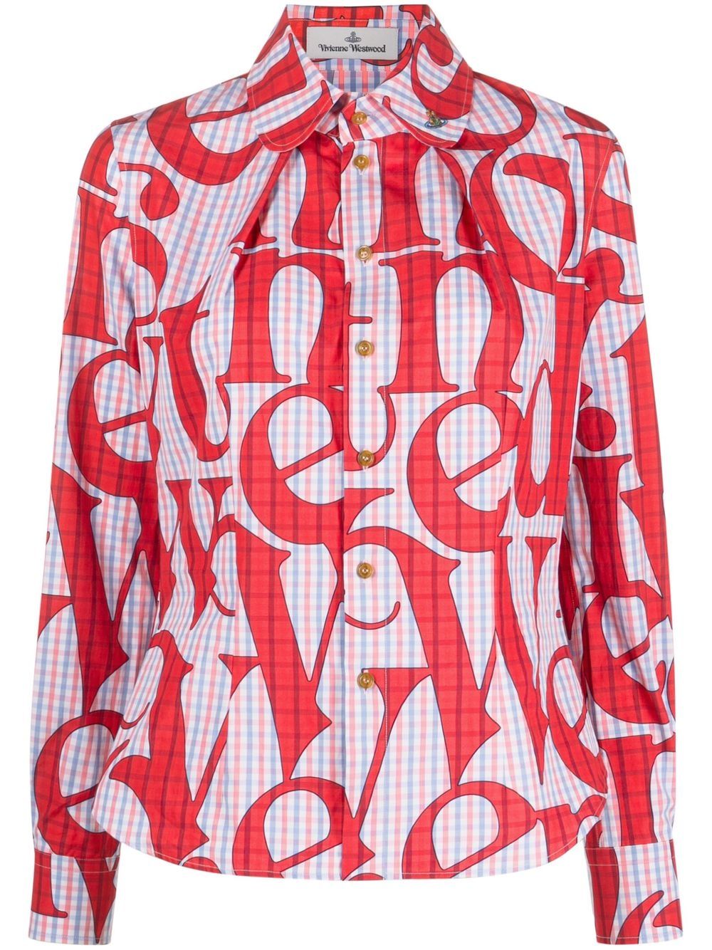 

Vivienne Westwood camisa Logomania estampado - Rojo