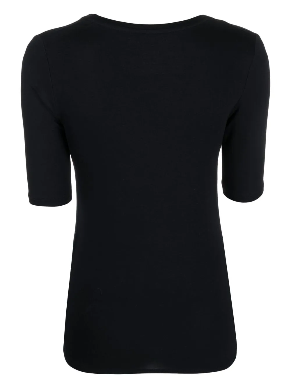 Majestic Filatures T-shirt met U-hals - Blauw