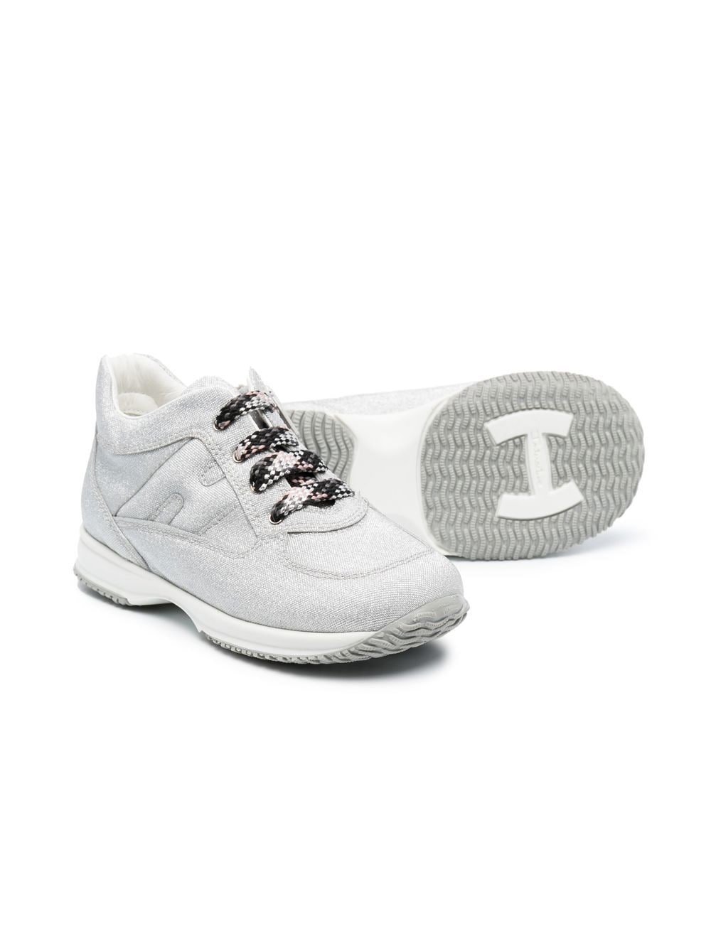 Image 2 of Hogan Kids H-embroidered sneakers