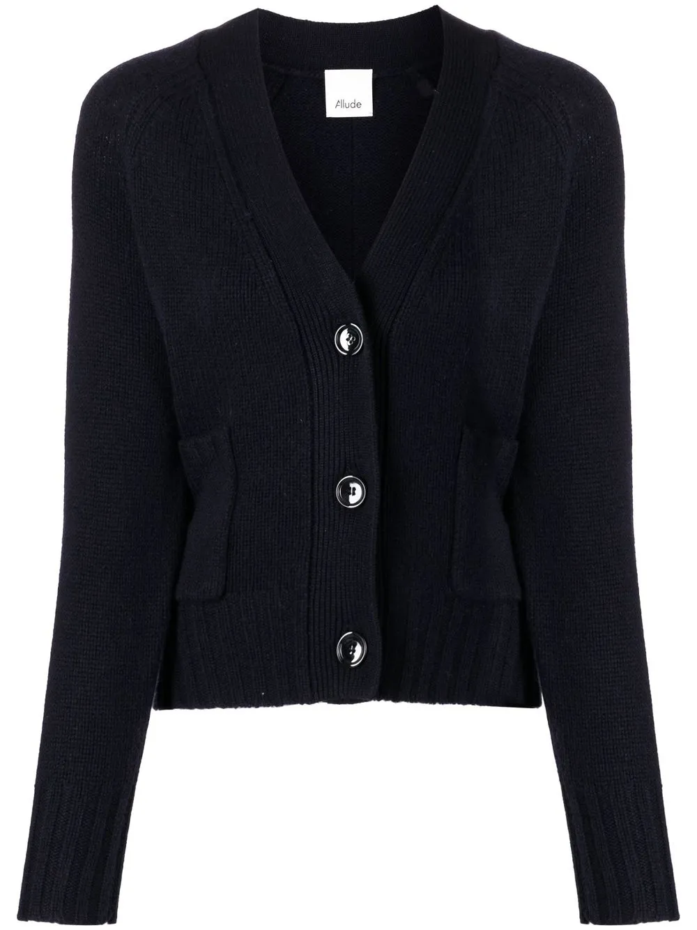 

Allude V-neck knitted cardigan - Blue