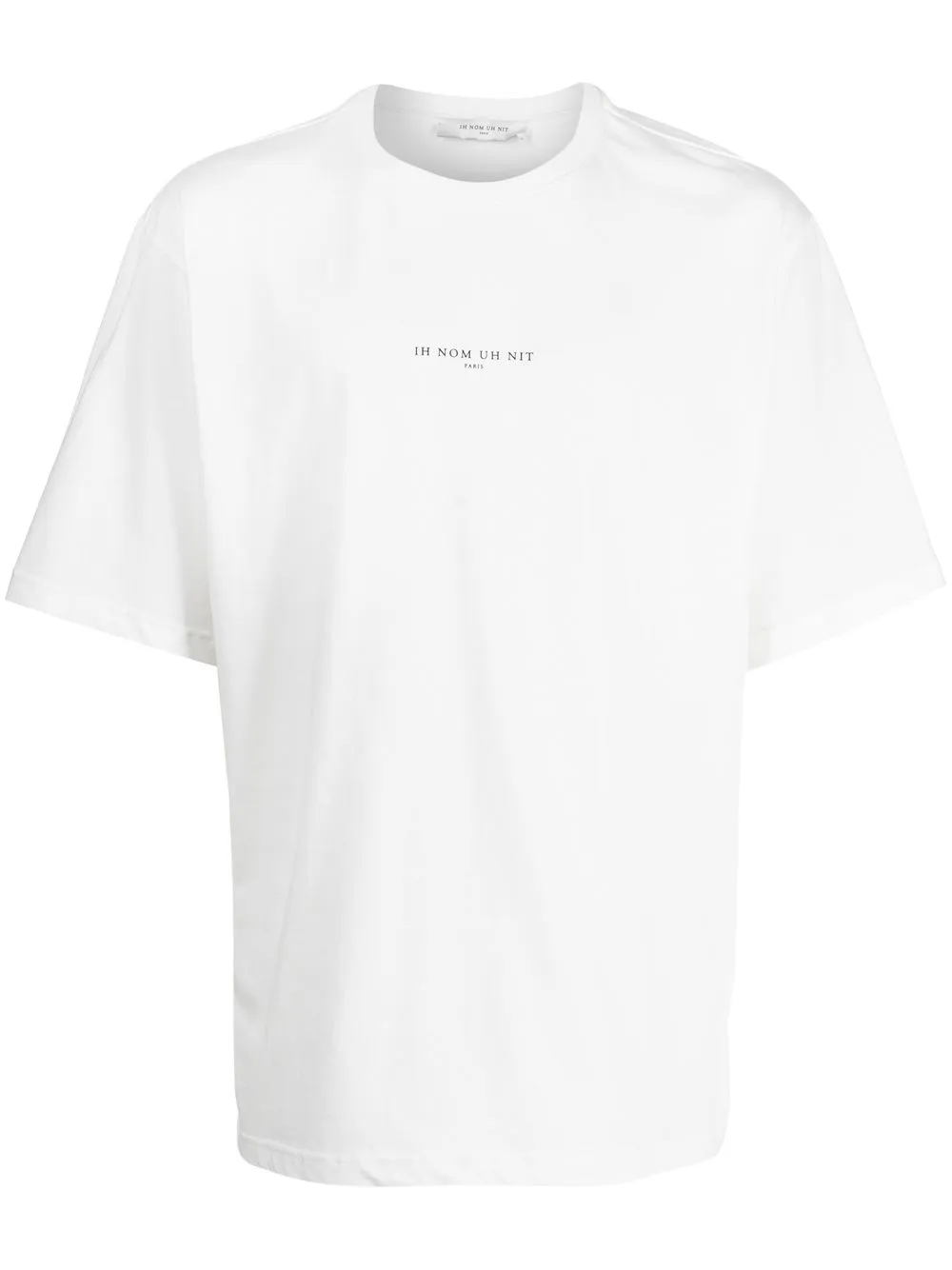 

Ih Nom Uh Nit logo-print crew-neck T-shirt - White