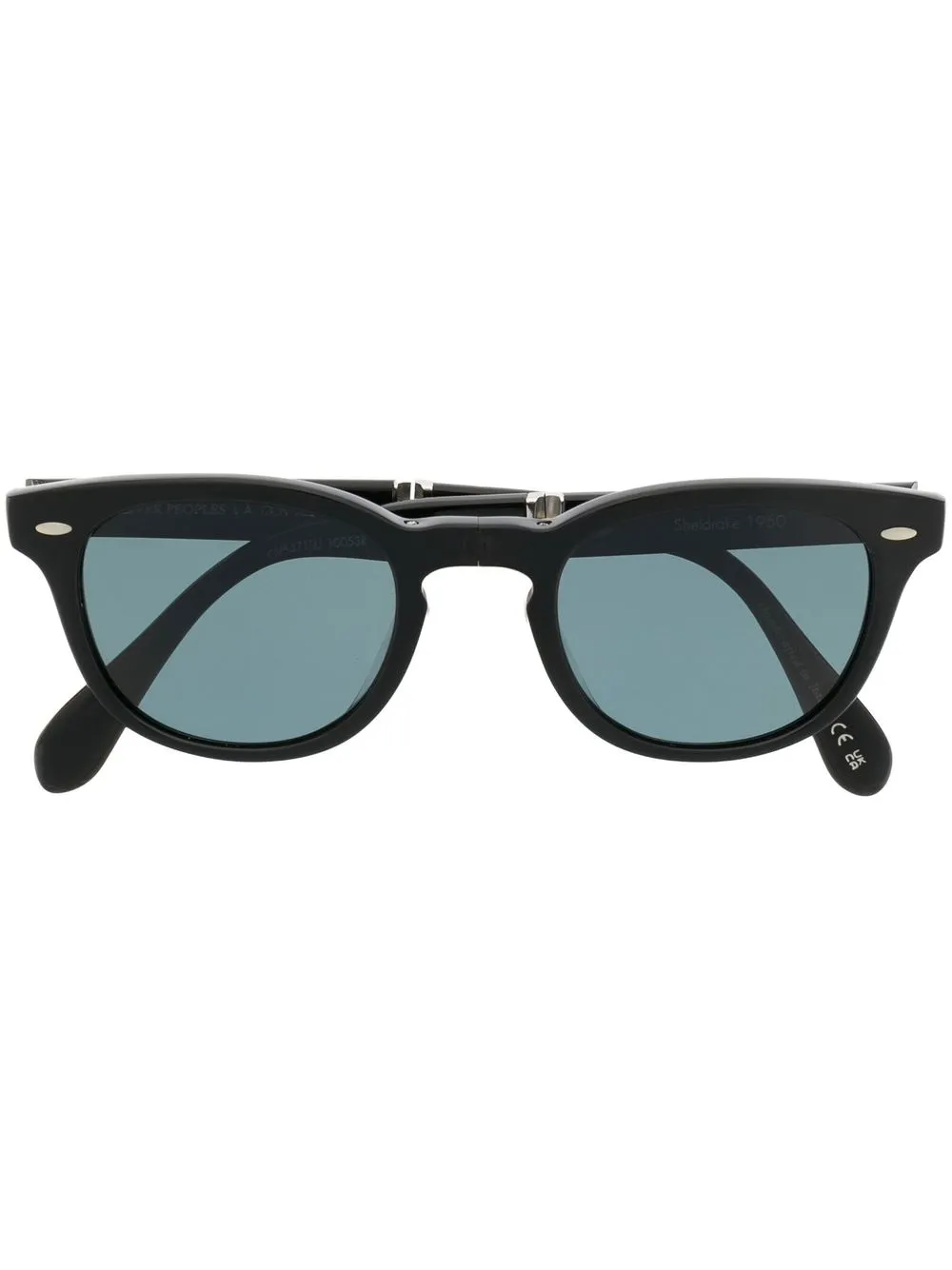 

Oliver Peoples lentes de sol con armazón redonda - Negro