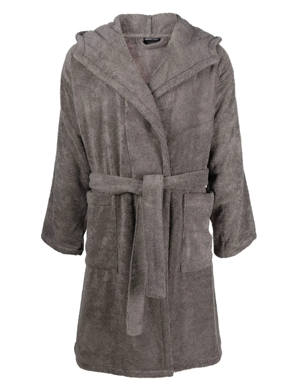 

Giorgio Armani Dorotea cotton bathrobe - Grey