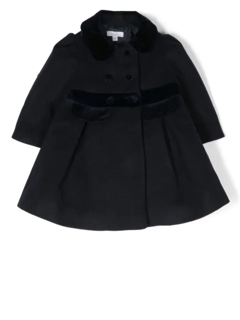 Patachou double-breasted A-line coat