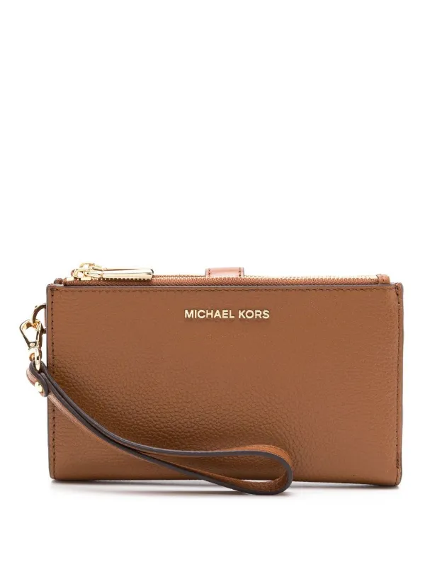 Michael Kors top double zip wallet