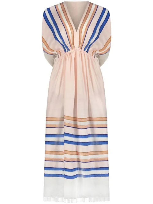 Robe mi-longue Eskedar à rayures - lemlem - Modalova