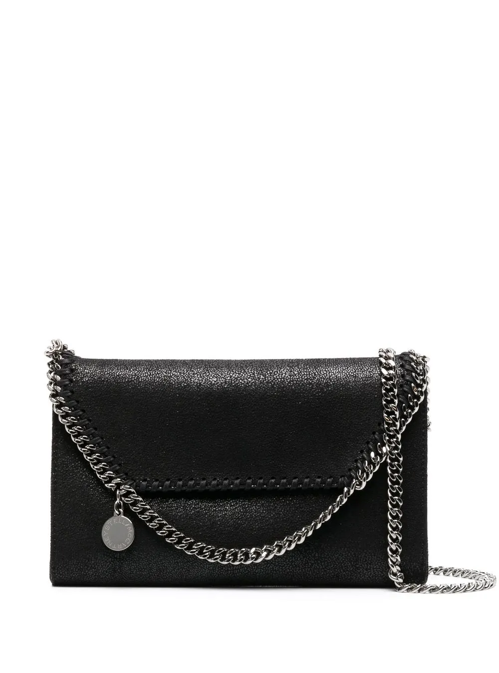 

Stella McCartney Falabella chain-link crossbody bag - Black