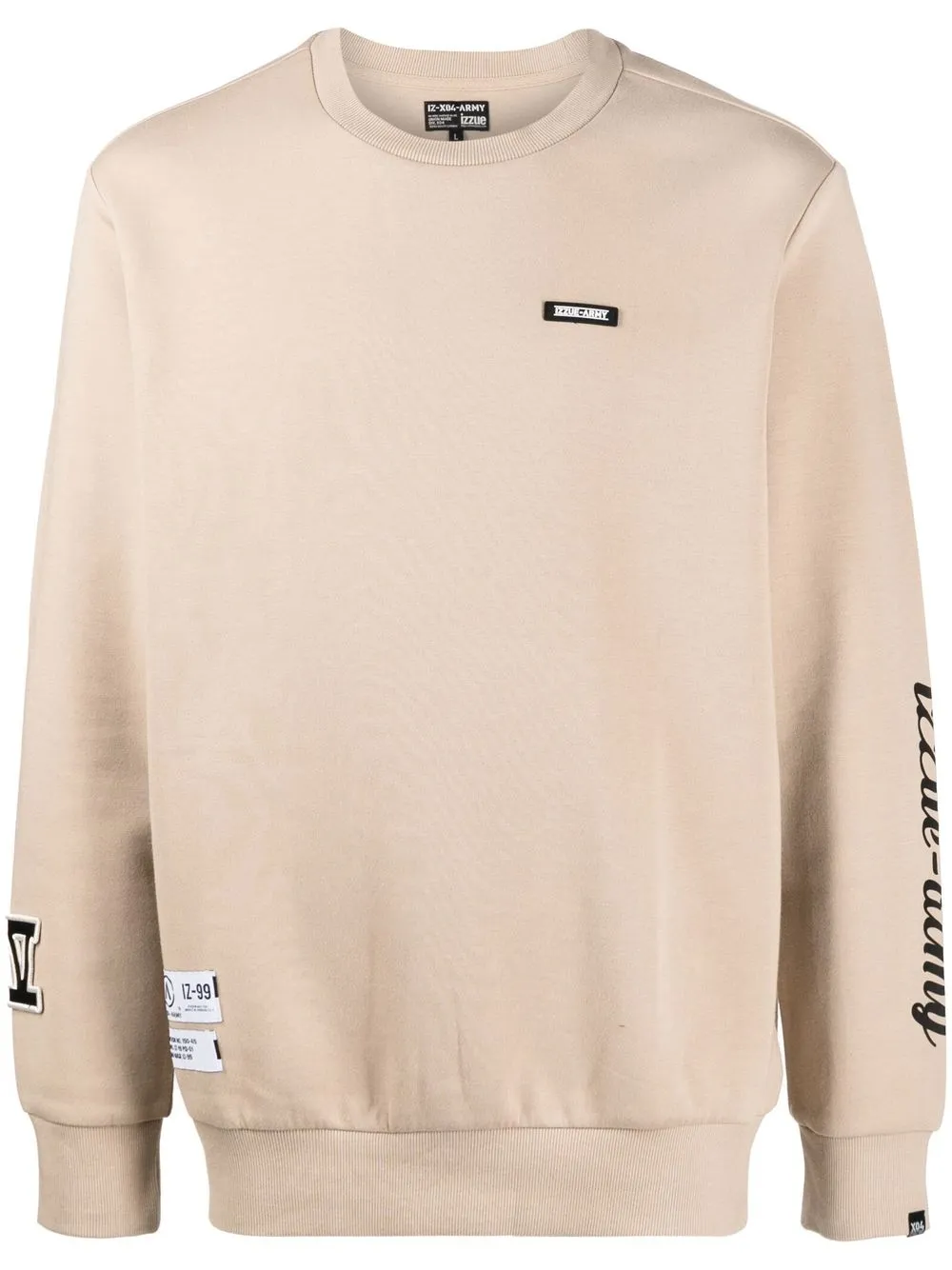 

izzue graphic-print sweatshirt - Brown