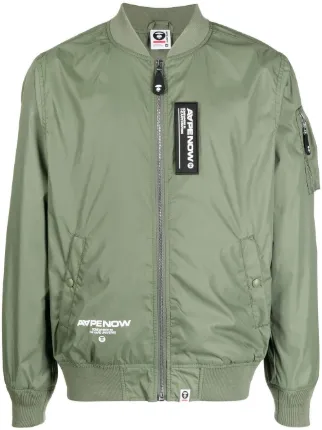 Bathing ape outlet bomber jacket