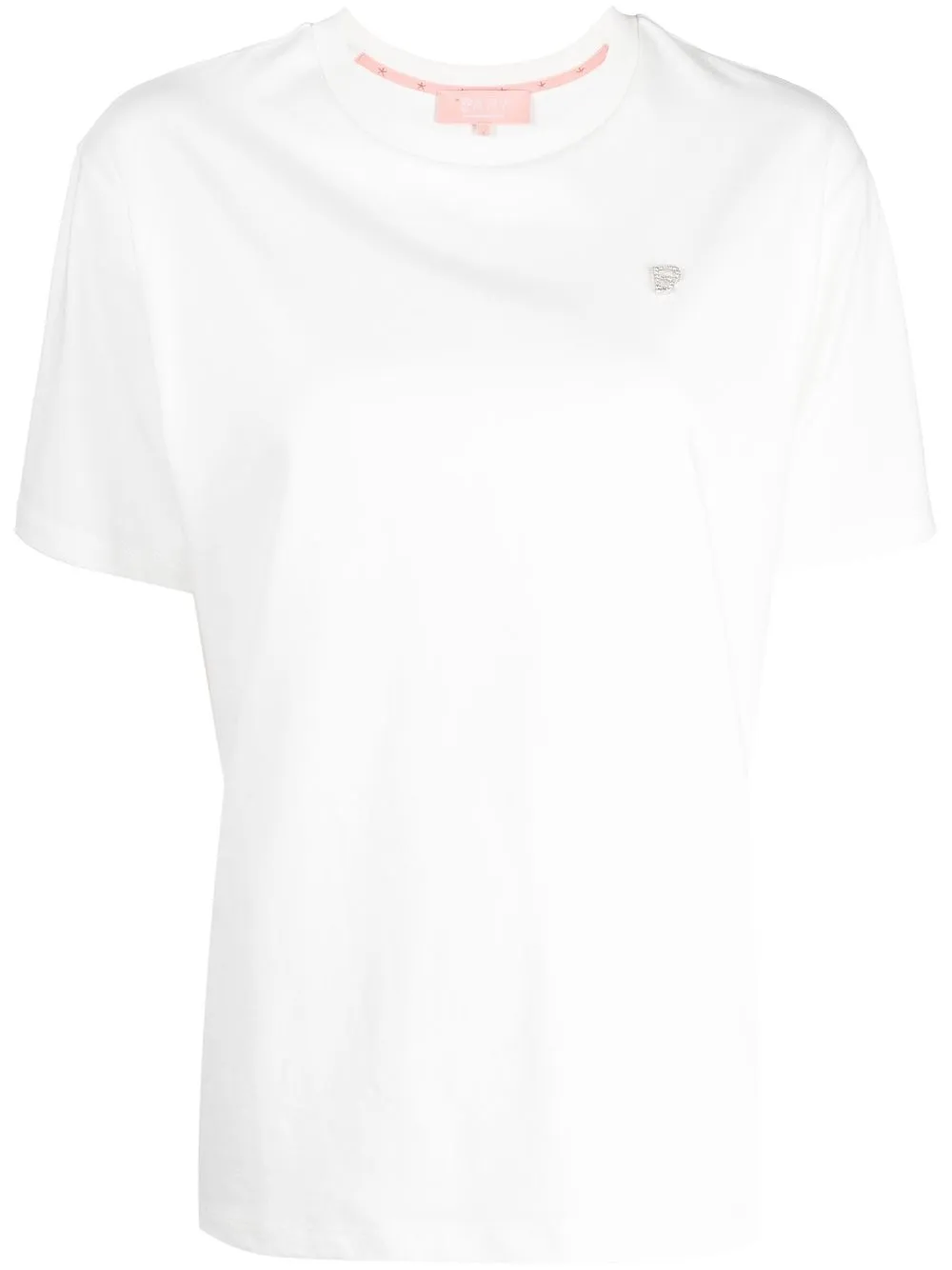 

BAPY BY *A BATHING APE® crystal logo-plaque T-shirt - White