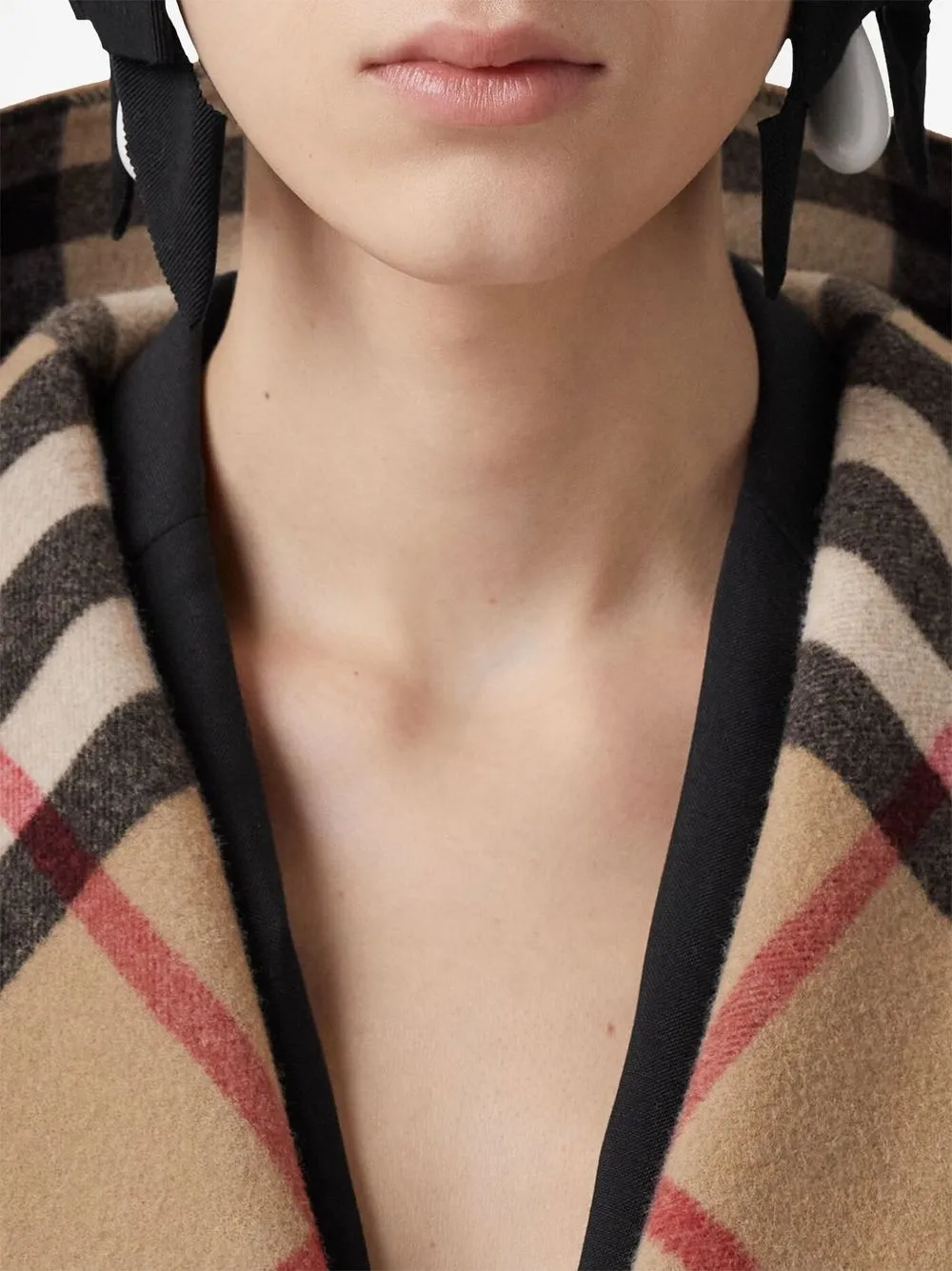 Checked wrap new arrivals coat