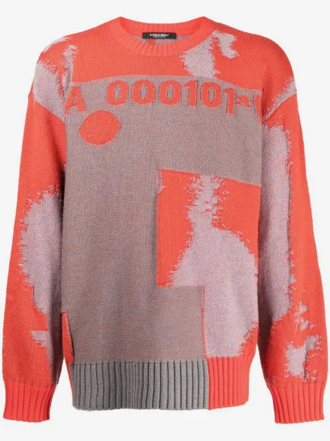 A-COLD-WALL* Erosion oversize jumper