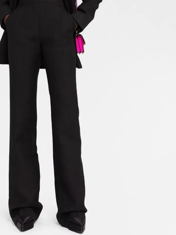 【関税込み】VALENTINO GARAVANI CREPE COUTURE TROUSERS Valentino Garavani Crepe Couture Trousers | Black | FARFETCH