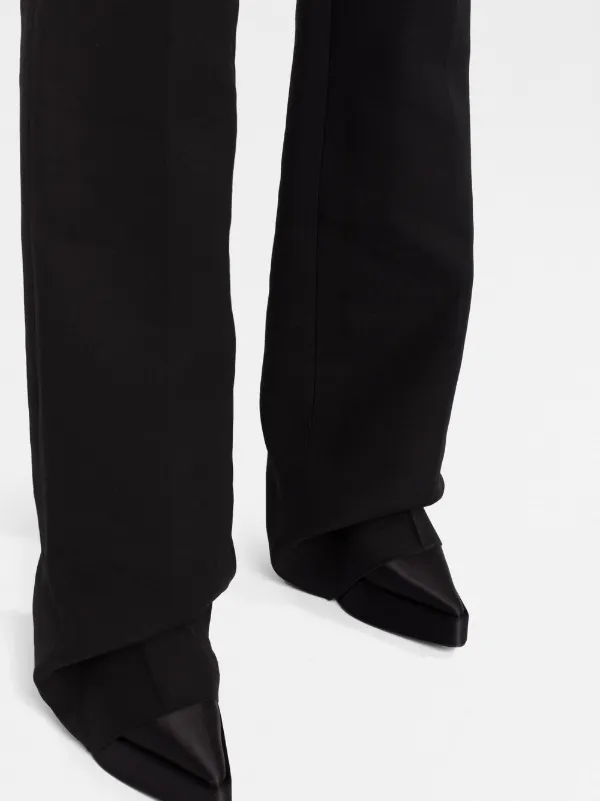 【関税込み】VALENTINO GARAVANI CREPE COUTURE TROUSERS Valentino Garavani Crepe Couture Trousers | Black | FARFETCH