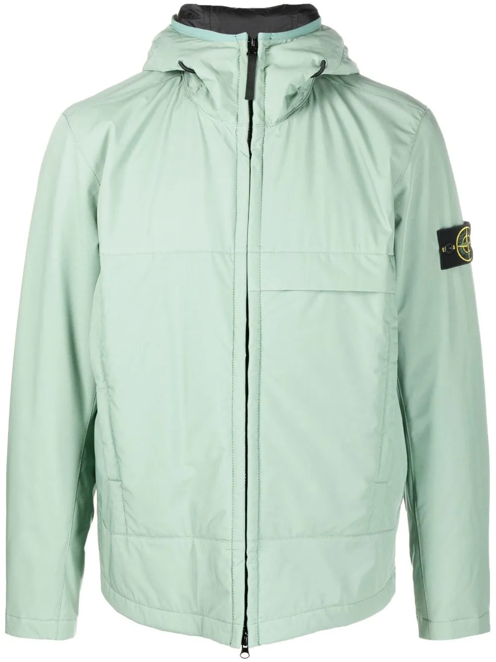 Stone Island Soft Shell Hooded Jacket - Farfetch