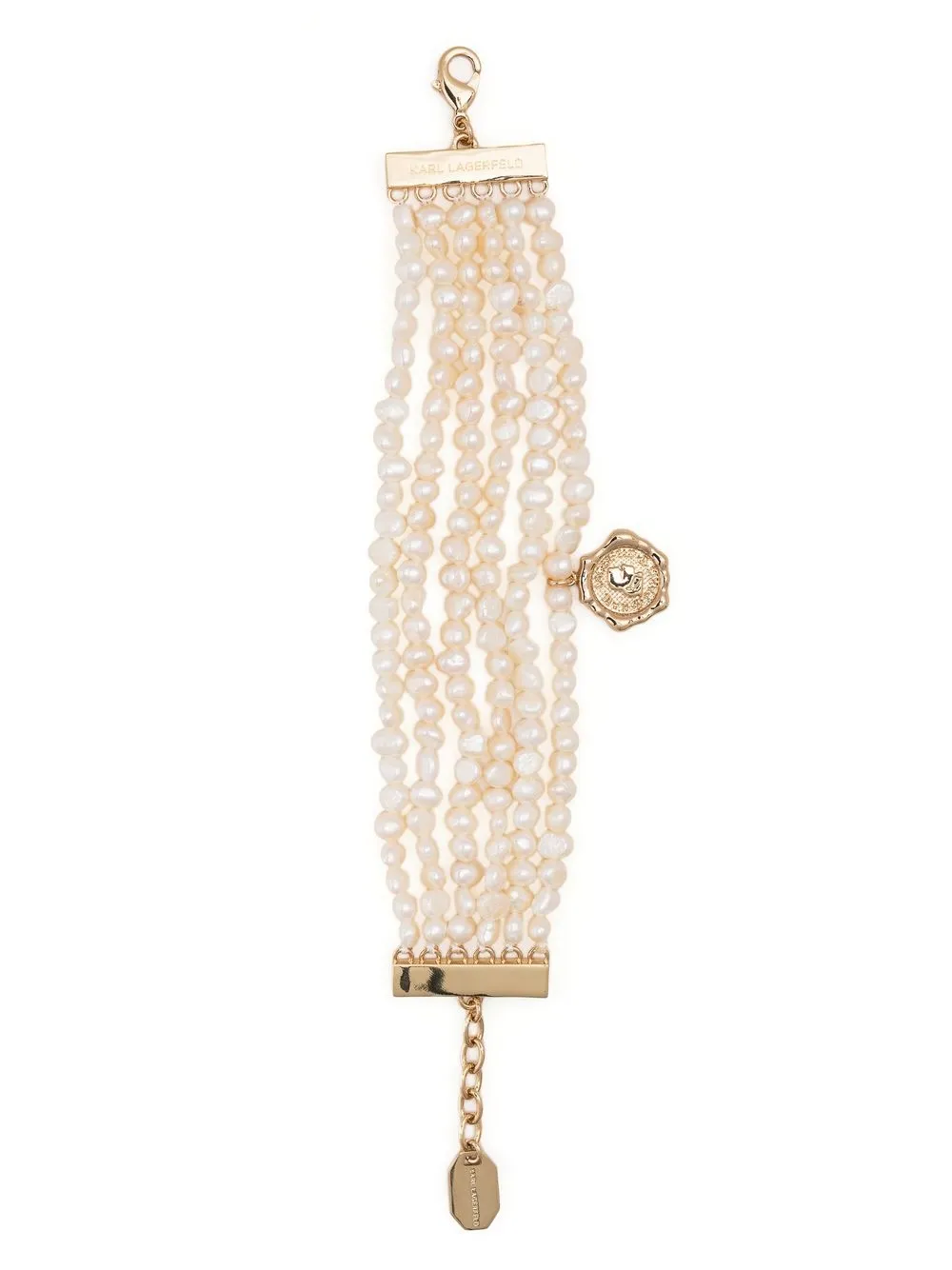 

Karl Lagerfeld K/Karl pearl-embellished bracelet - White