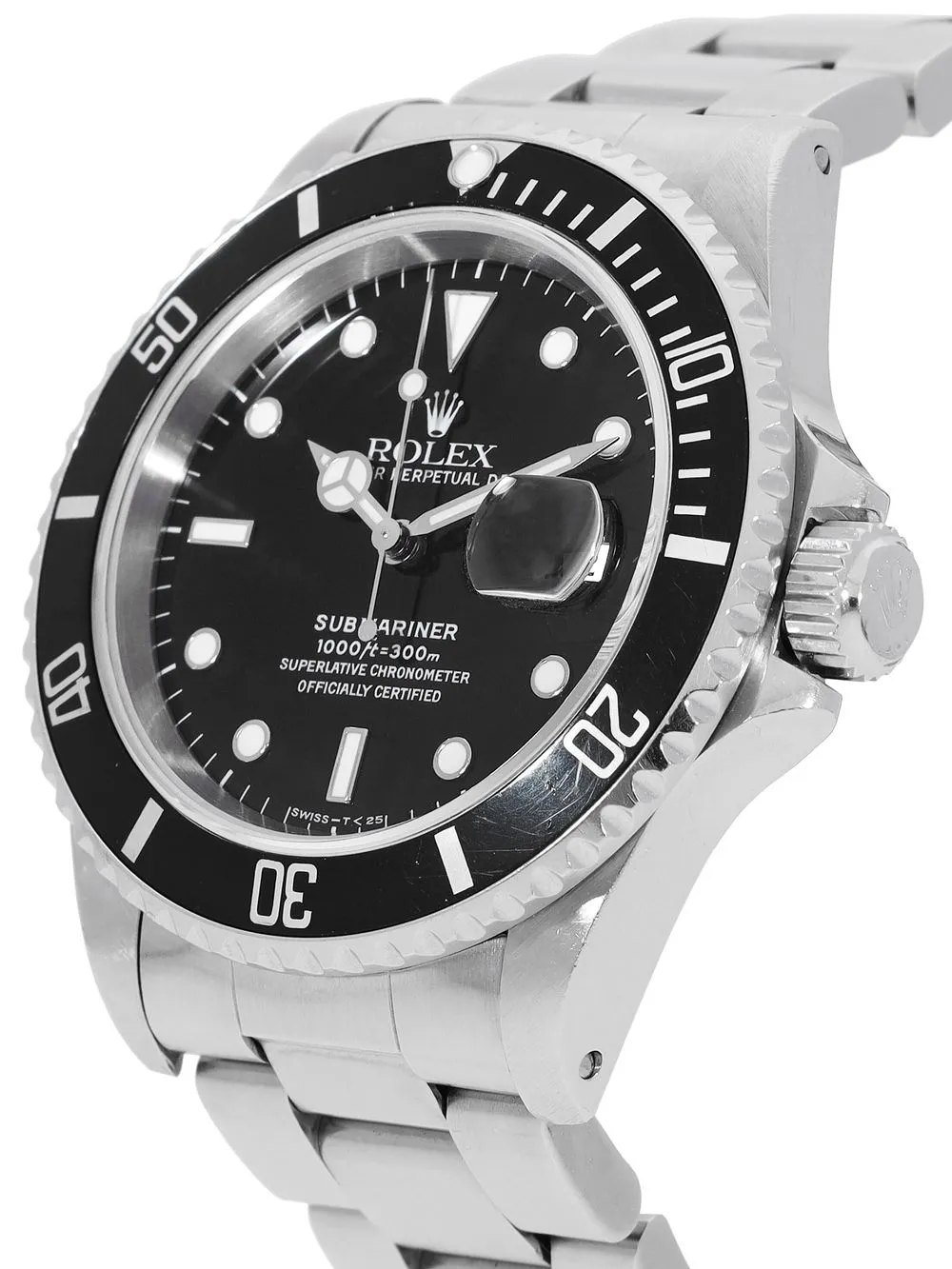 Rolex 1997 pre-owned Submariner Date horloge - Zwart