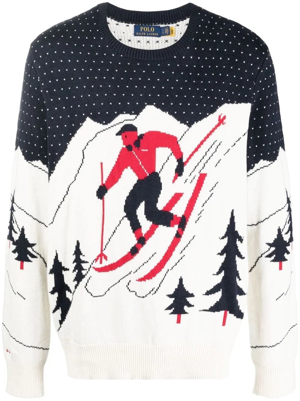 

Polo Ralph Lauren suéter tejido en intarsia Ski - Azul