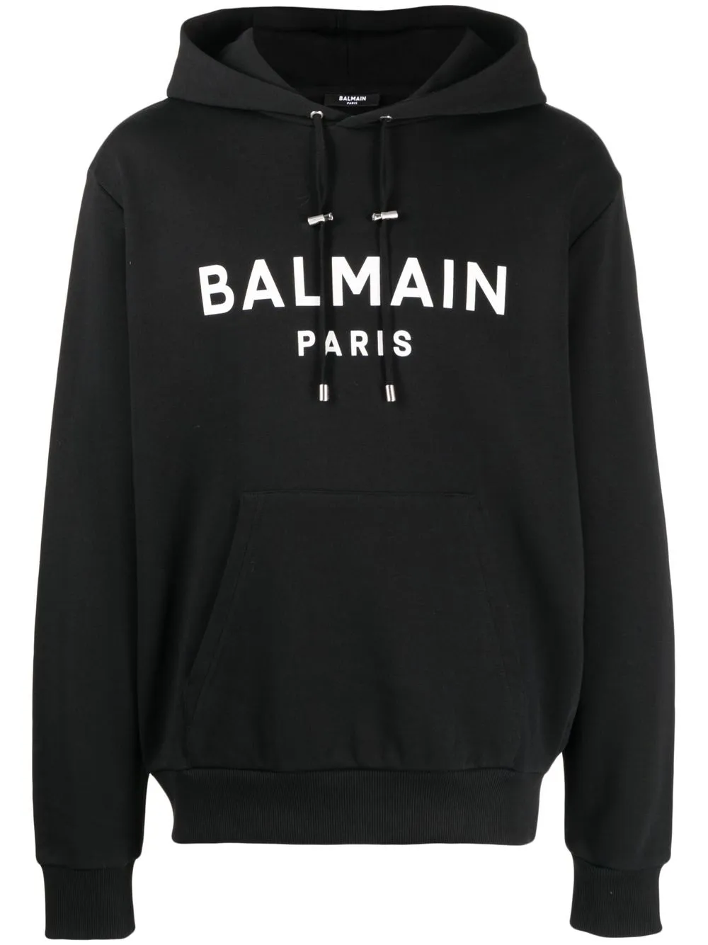 

Balmain hoodie con logo estampado - Negro