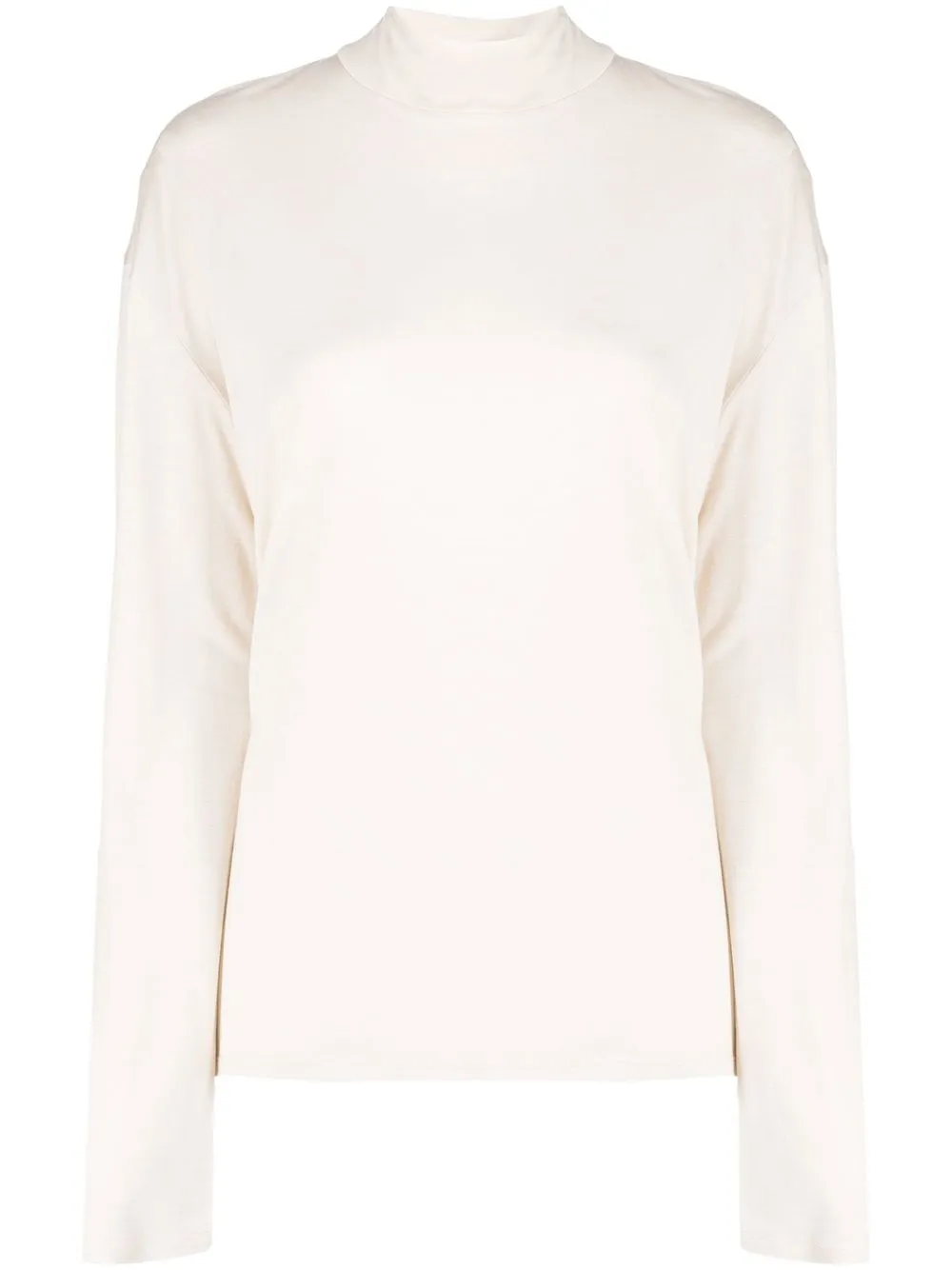 

IRO Laura mock-neck T-shirt - Neutrals