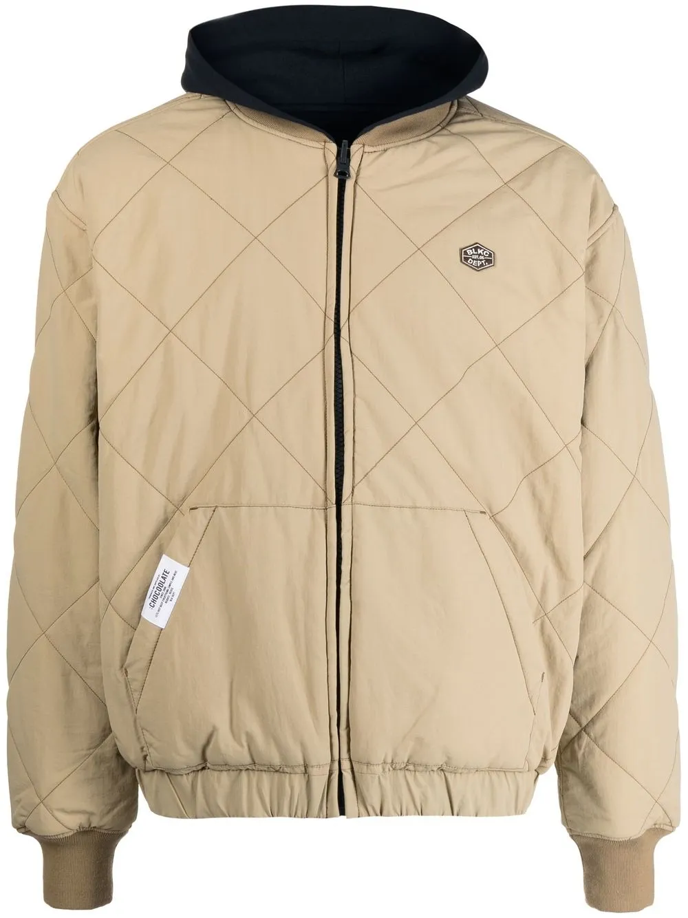 

CHOCOOLATE reversible quilted bomber jacket - Neutrals