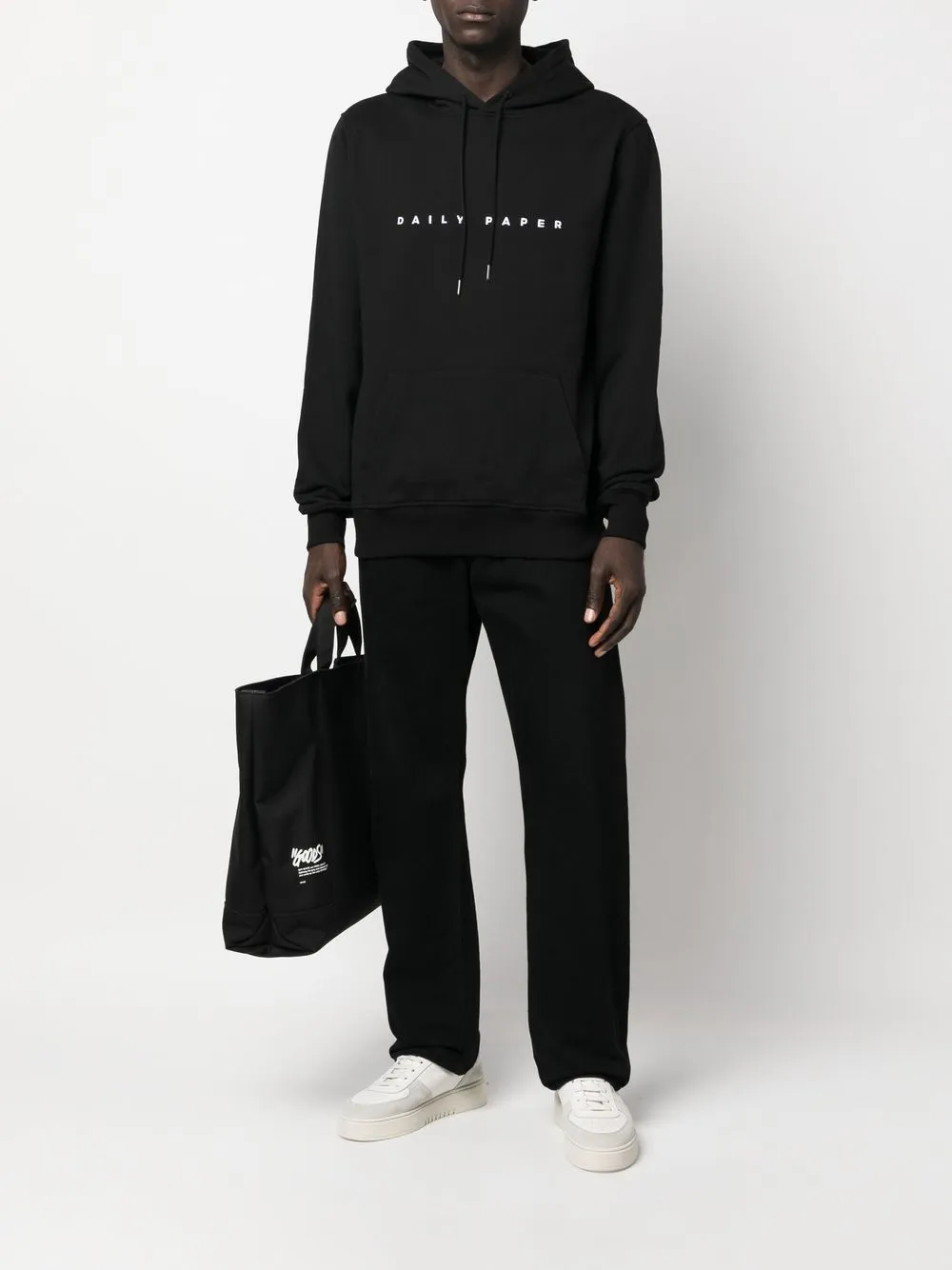 Daily Paper logo-print Drawstring Hoodie - Farfetch