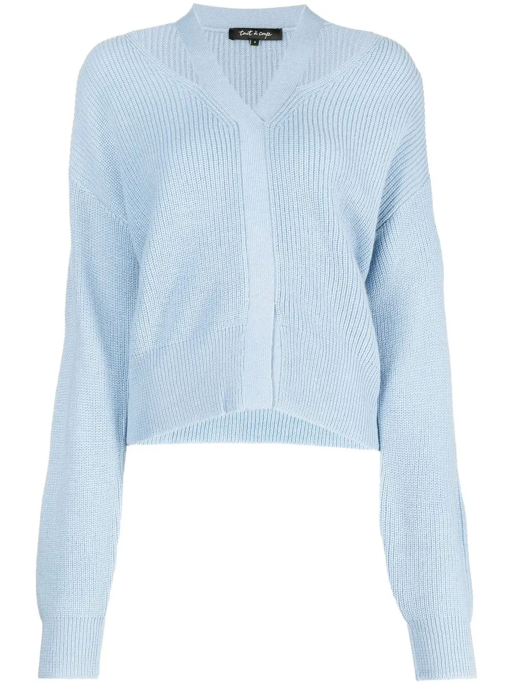 

tout a coup cut-out detail cardigan - Blue